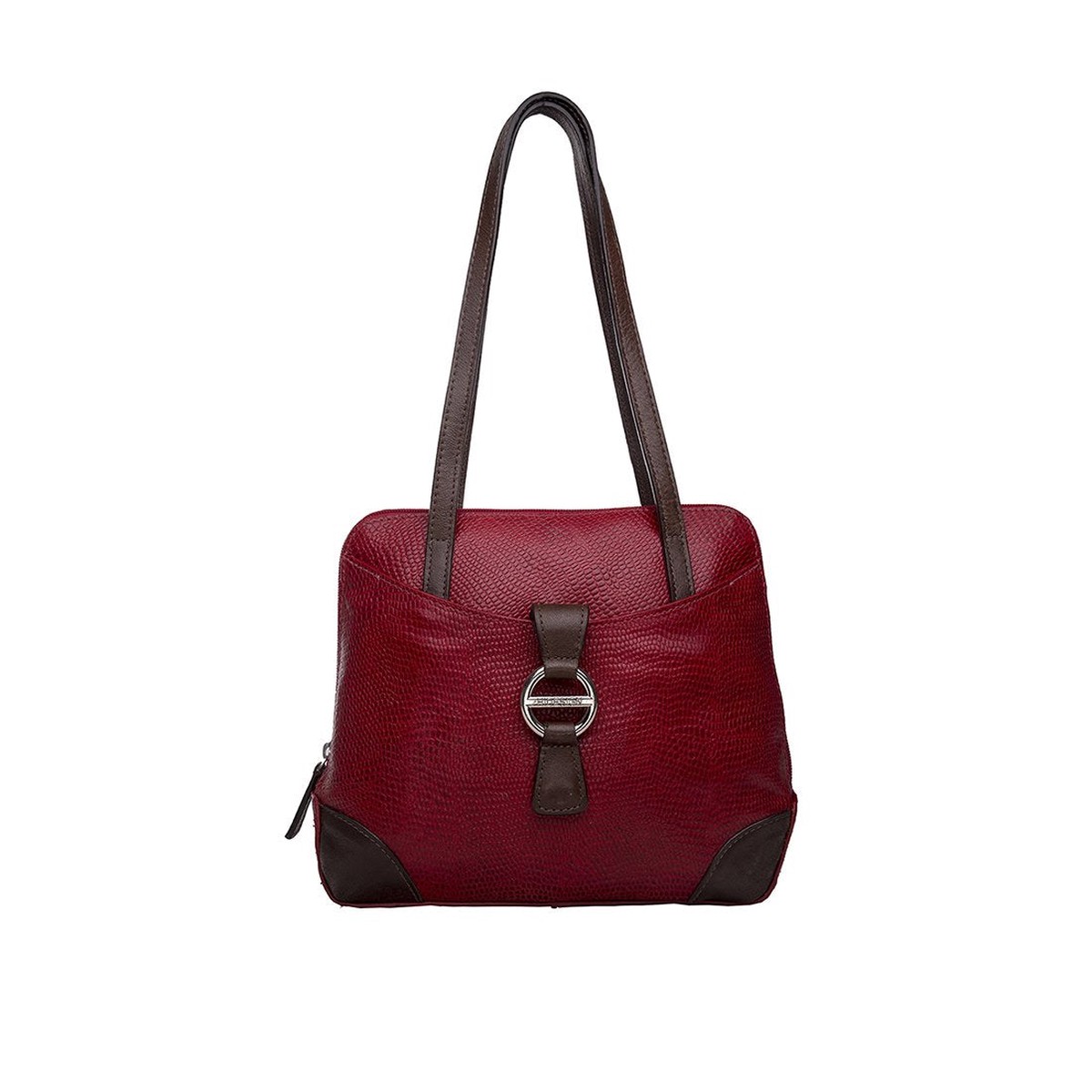 Ee Ariel 01 Red Leather Shoulder Bag