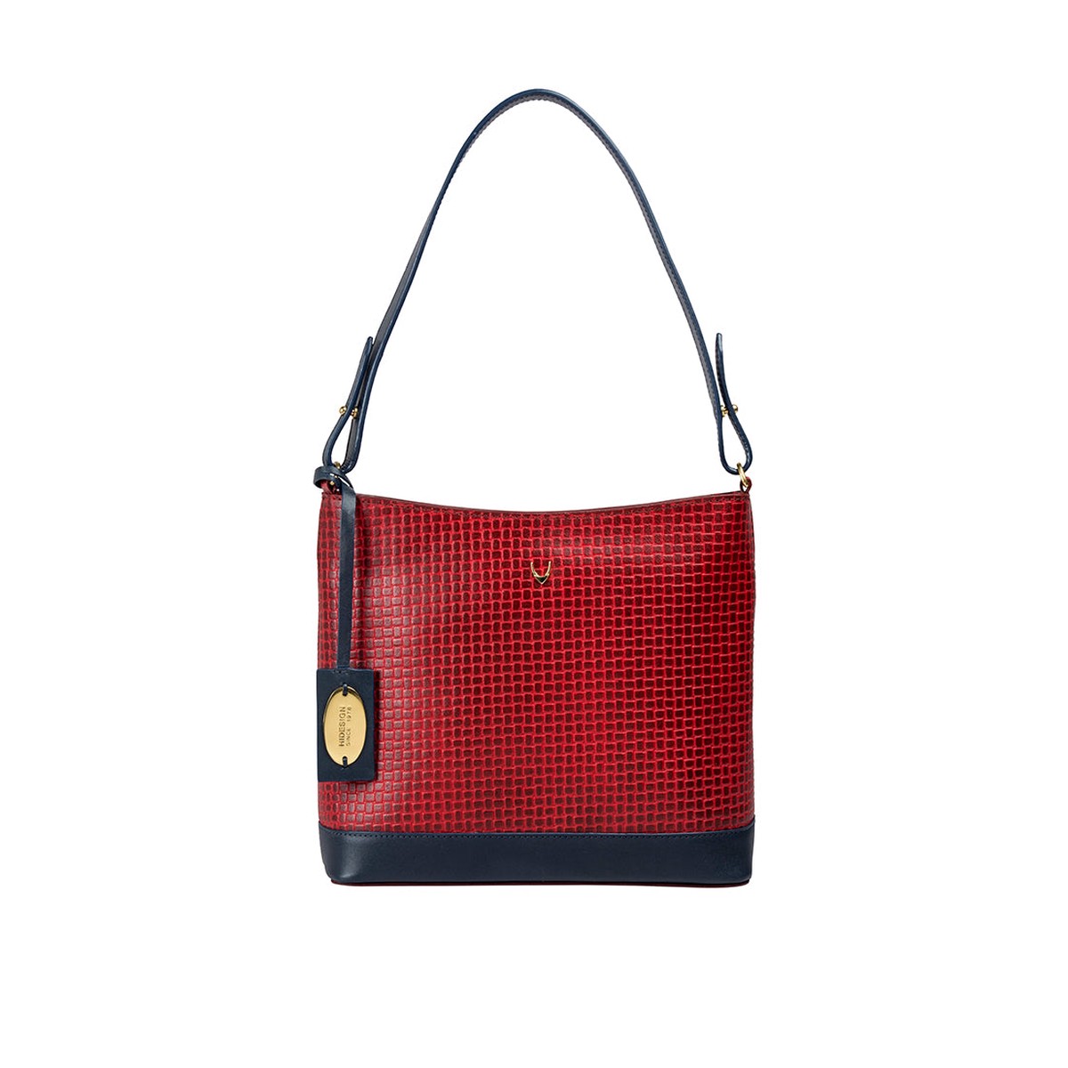 Ee Aries 01 Red Leather Shoulder Bag
