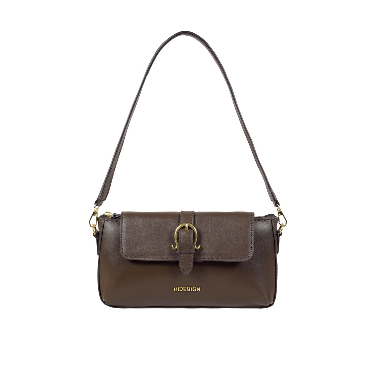 Fiona 06 Brown Leather Baguette