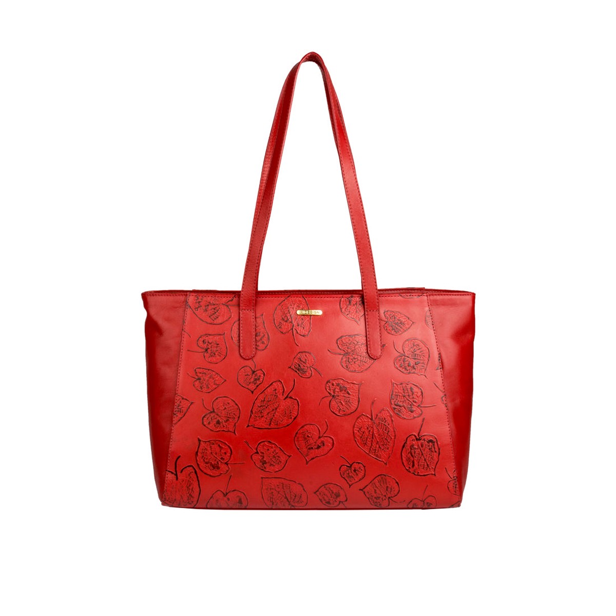 Keaton 01 Red Leather Tote Bag