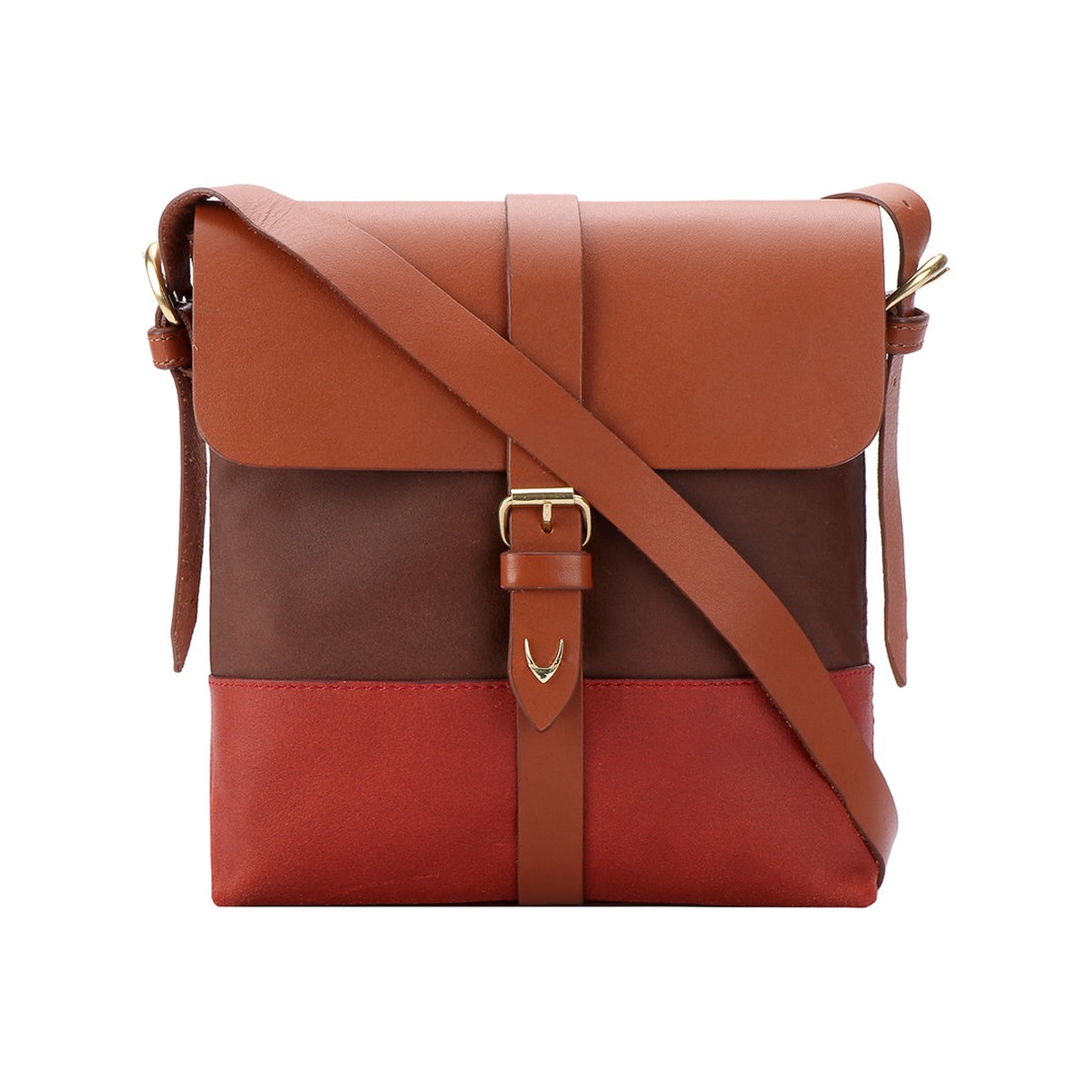 Motor 04 Tan Leather Sling Bag