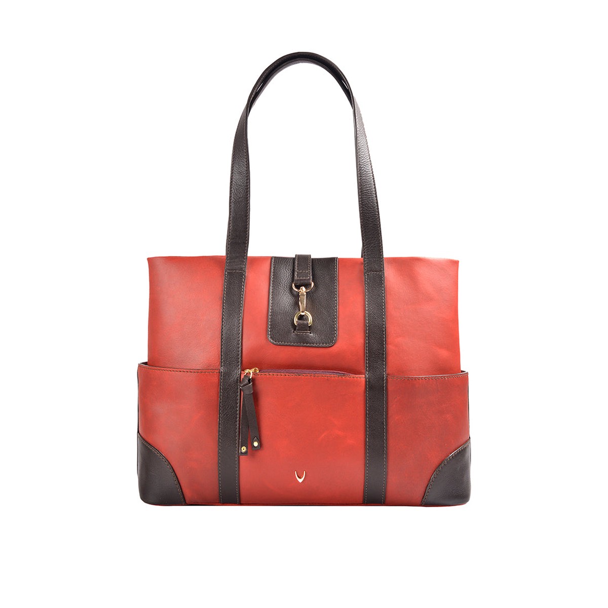 Stardust 02 Brown Leather Tote Bag
