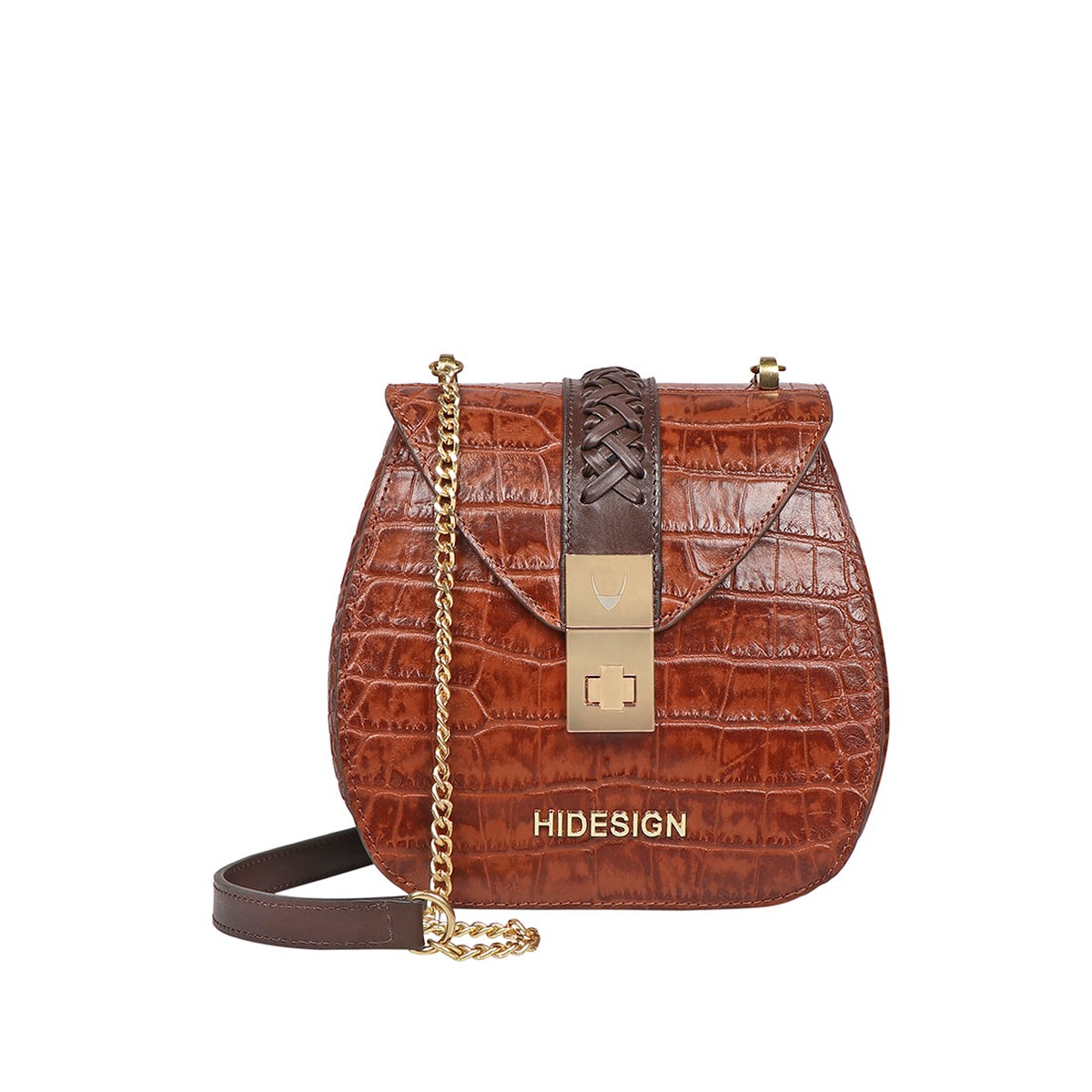 Yin Yang 01 Tan Leather Sling Bag