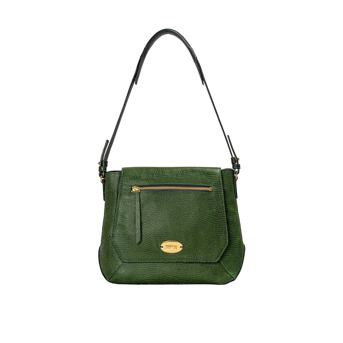 Ee Taurus 02 Green Leather Crossbody