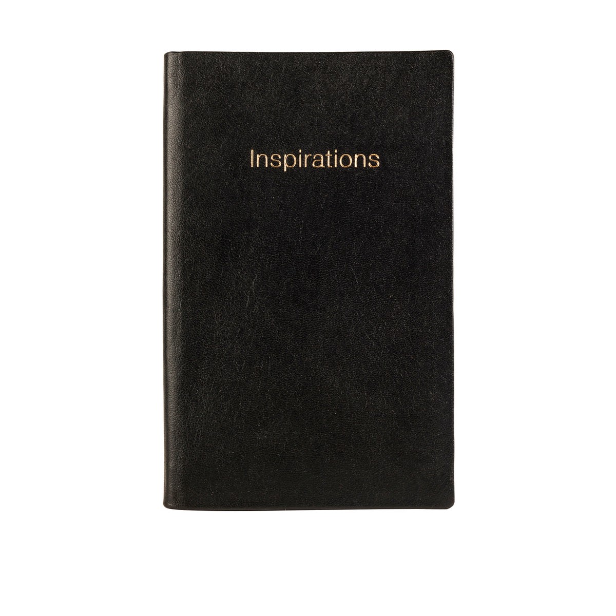 Inspirations Black Leather Note Book