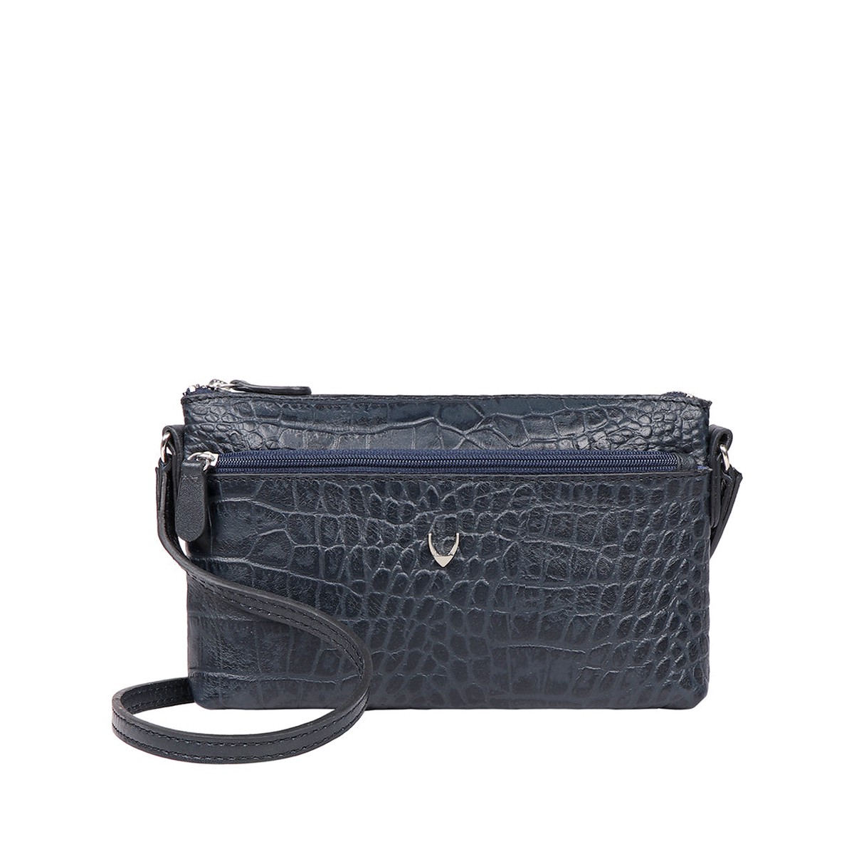 Lima 01 Blue Leather Sling Bag