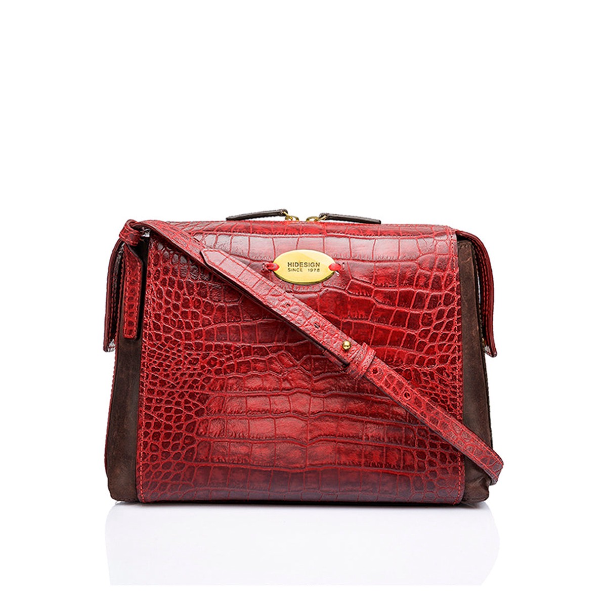 Ee Nyx 01 Red Leather Crossbody