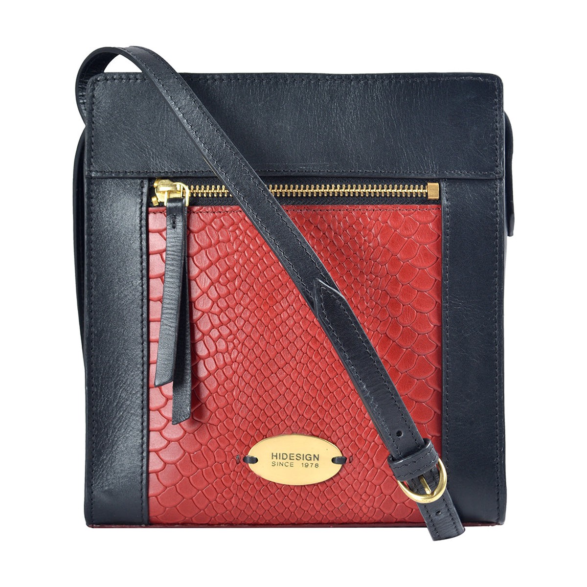 Libra 03 Sb Red Leather Sling Bag