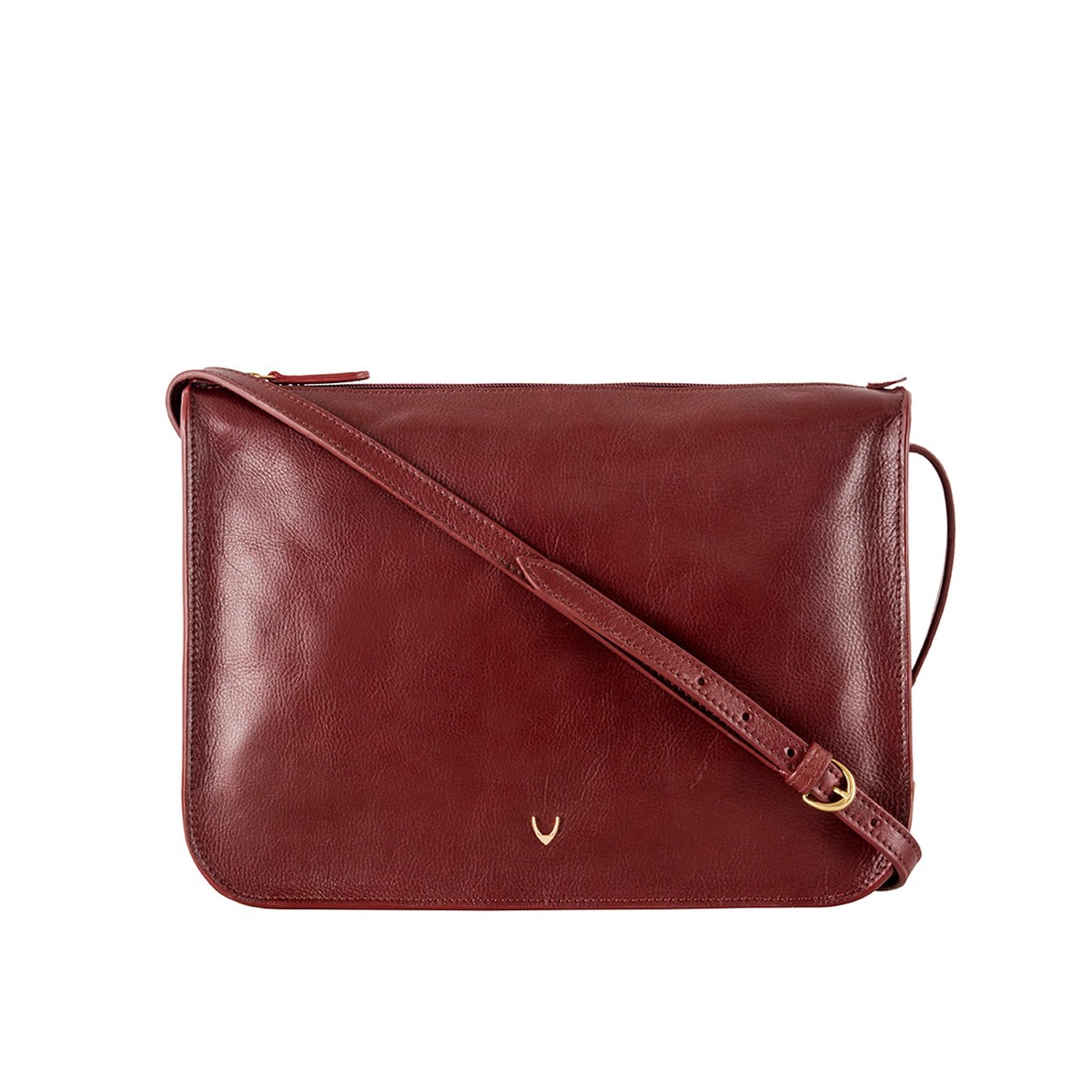 Carmel 02 Red Leather Crossbody