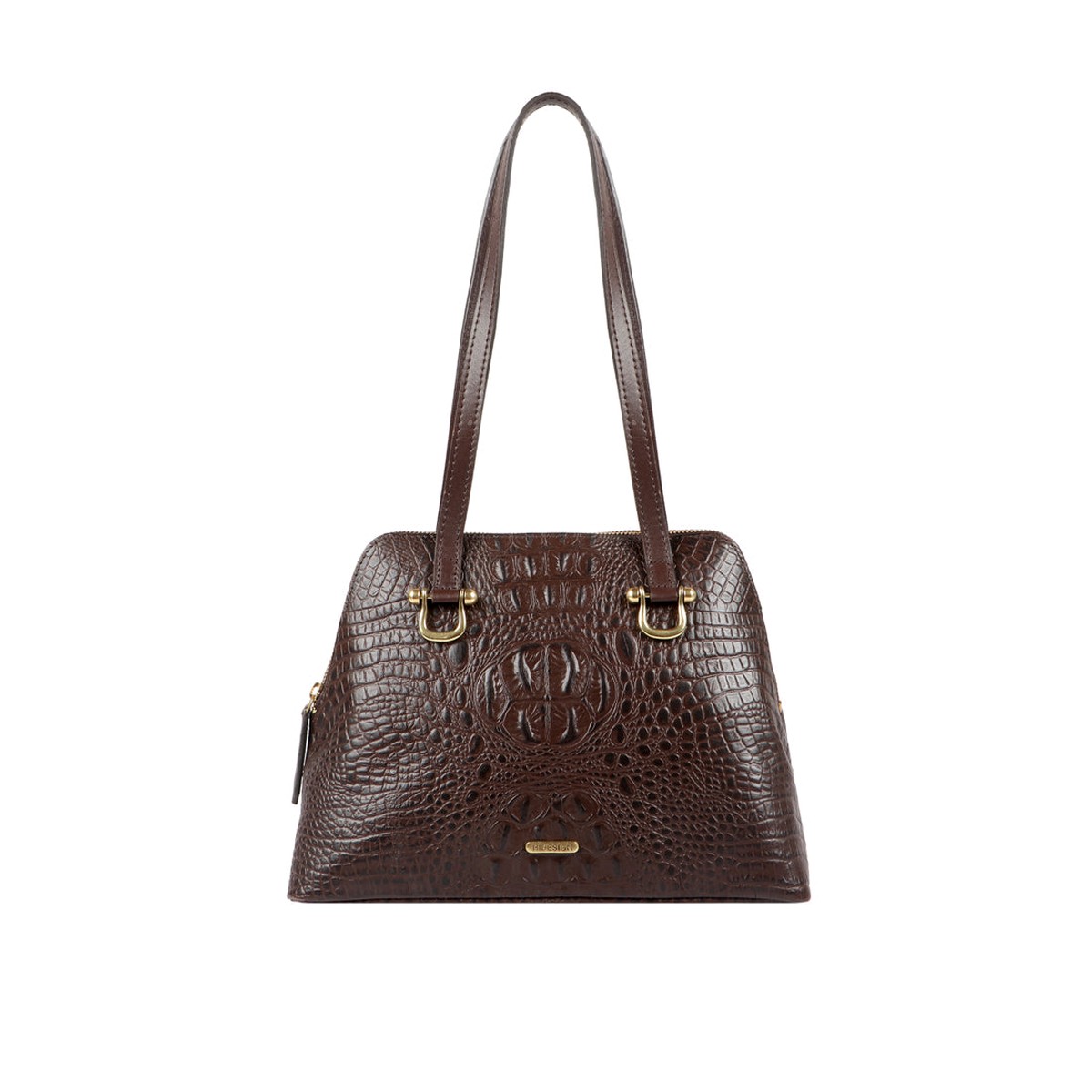 Cera 01 Brown Leather Tote Bag