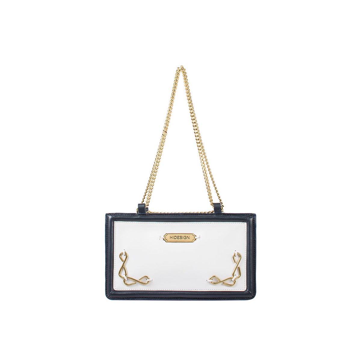 Dumas 02 White Leather Sling Bag
