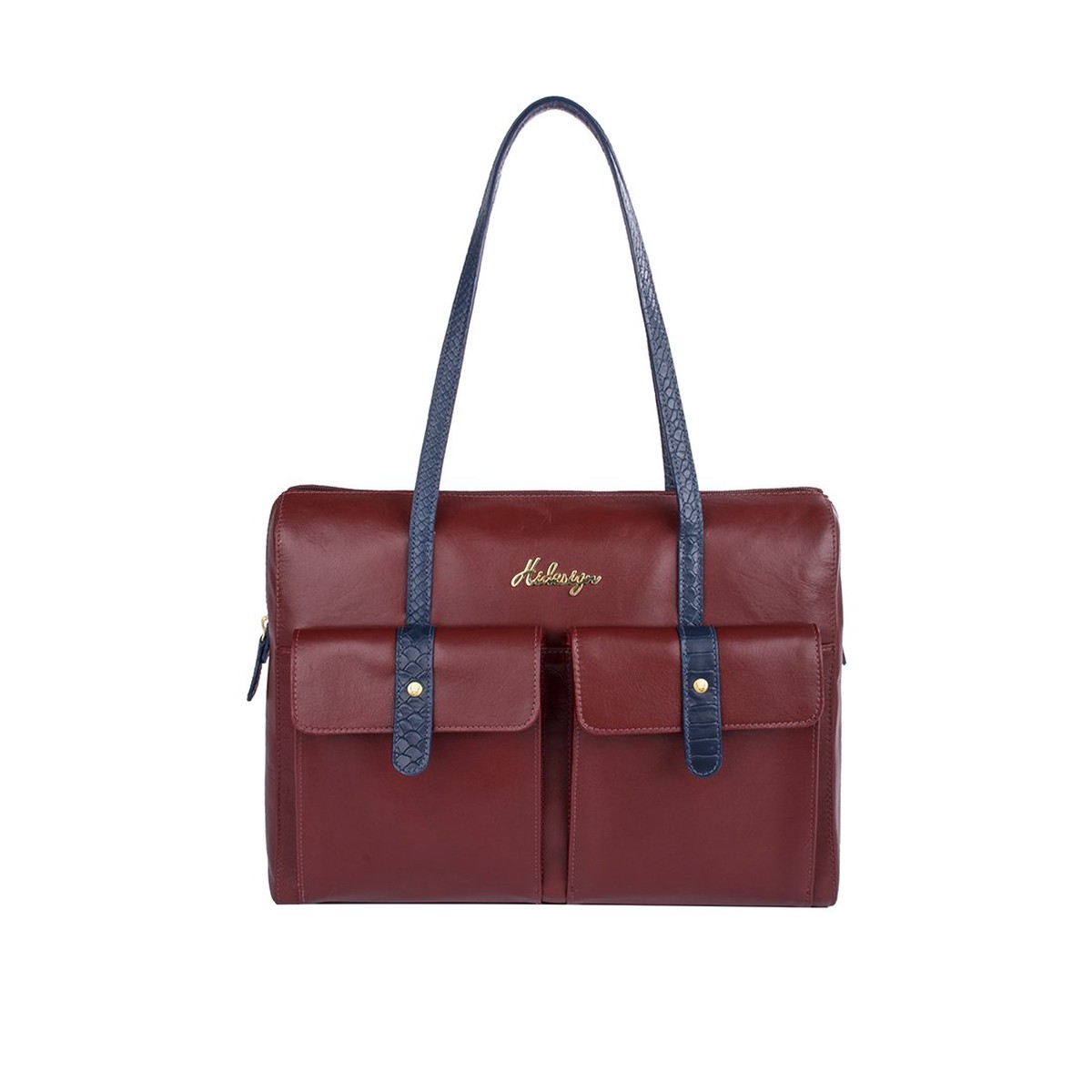Ee London 01 Marsala Leather Tote Bag