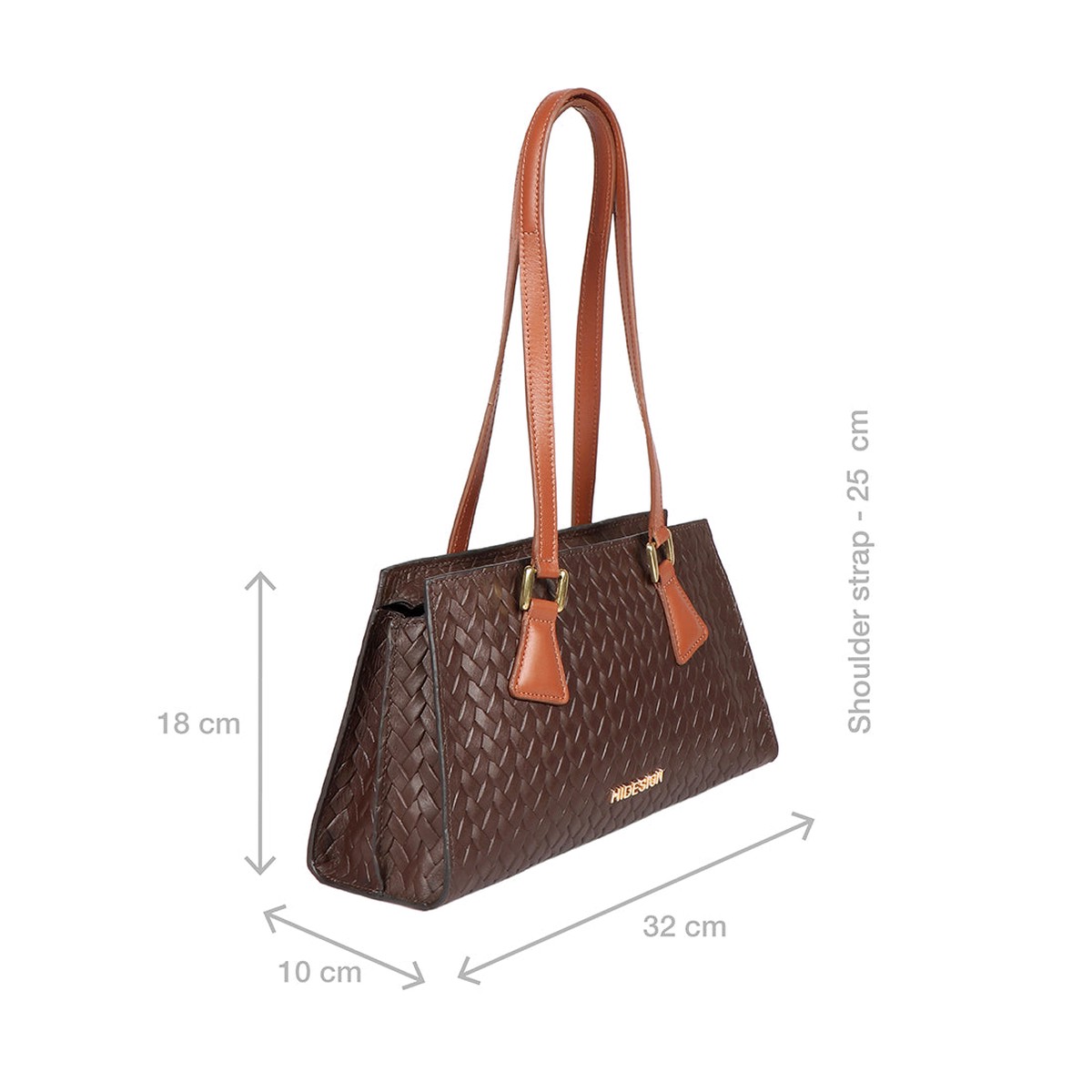 Ee Spruce 03 Brown Leather Shoulder Bag