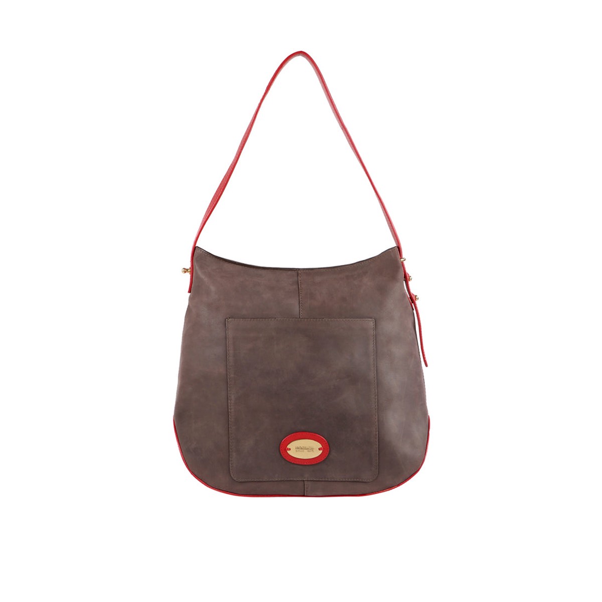 Stracciatella 02 Brown Leather Tote Bag