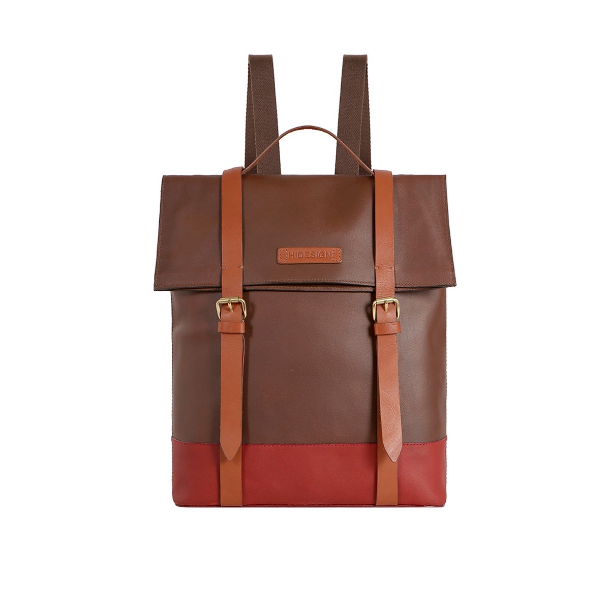 Motor 02 Tan Leather Backpack