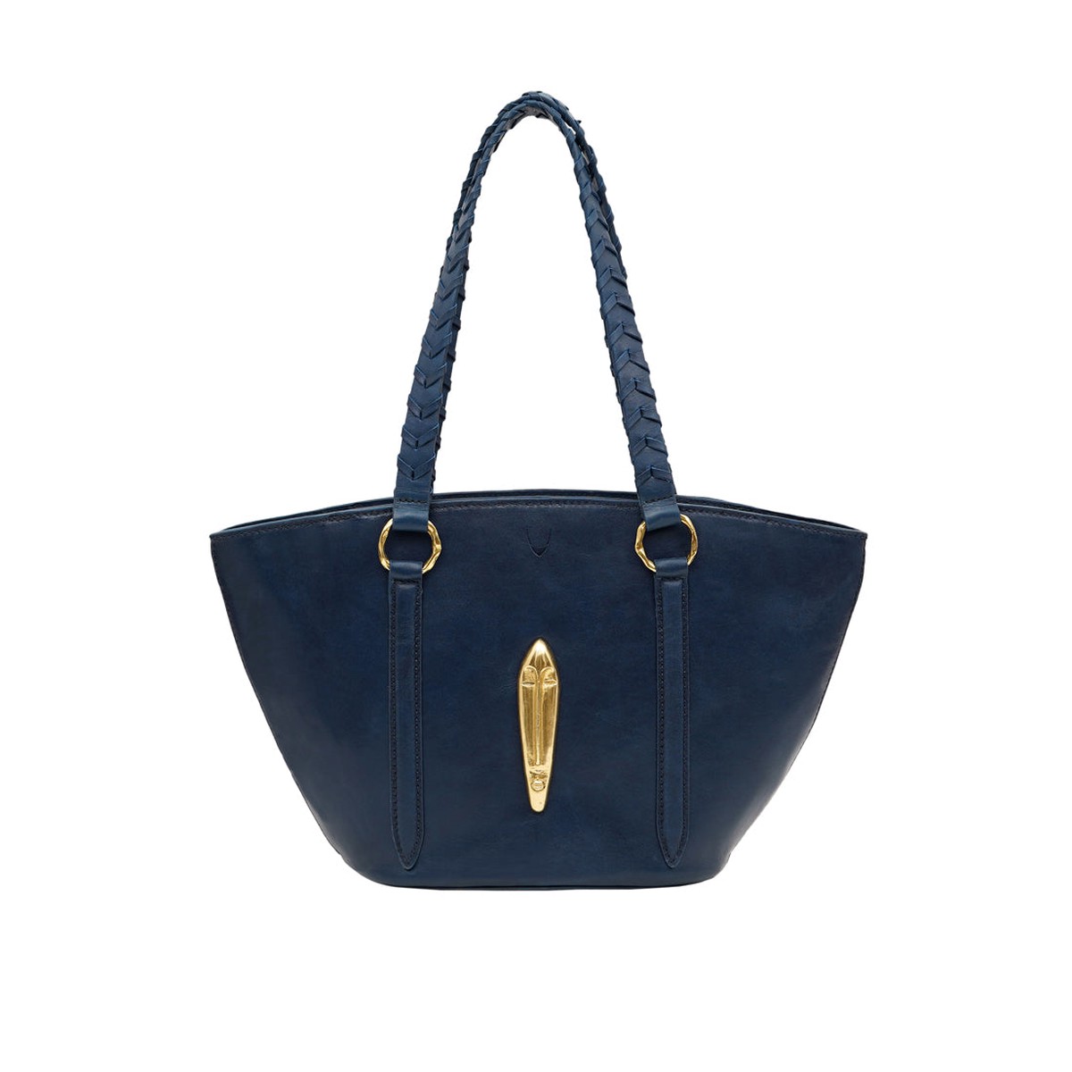 Pharaoh 05 Blue Leather Tote Bag
