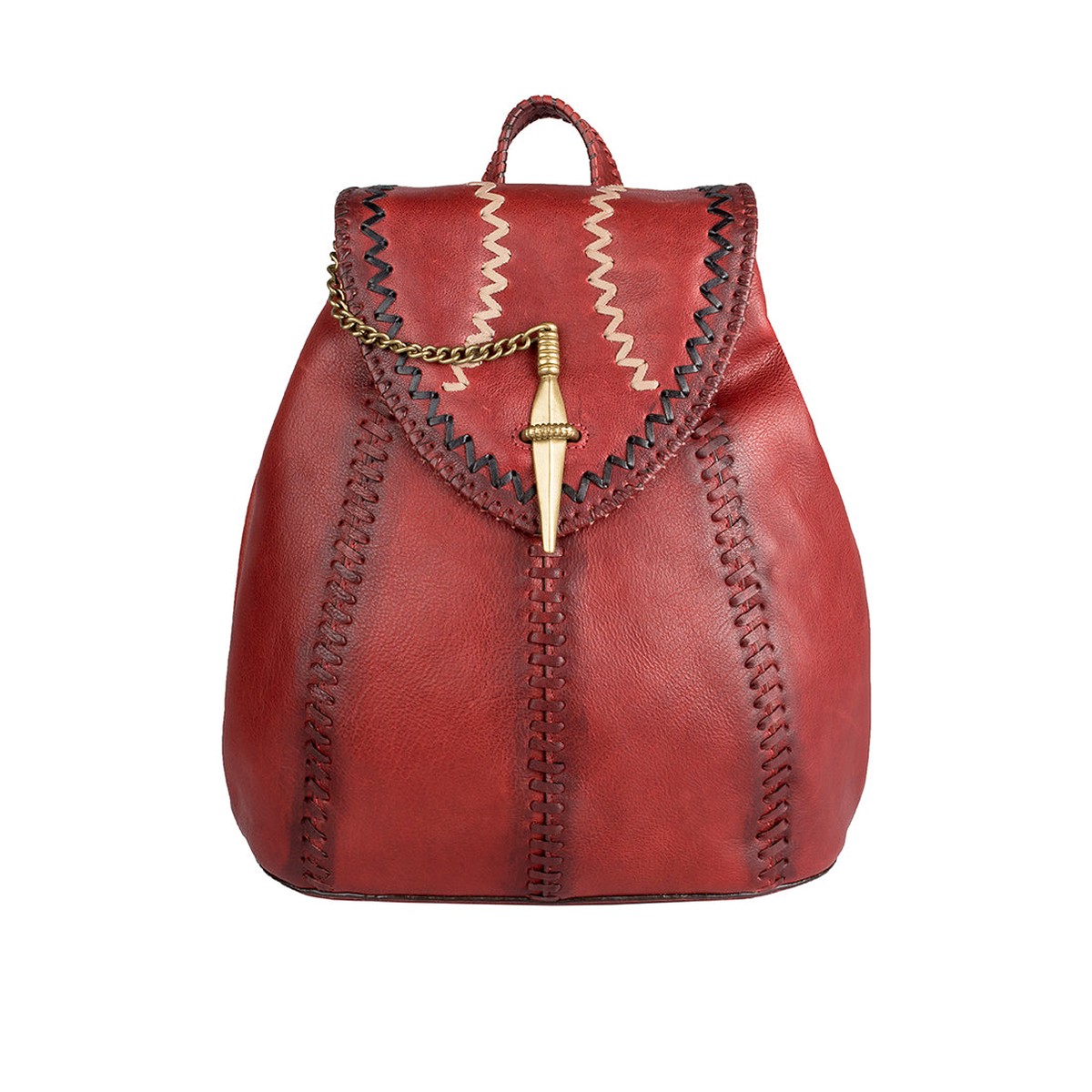 Swala 03 Brown Leather Backpack