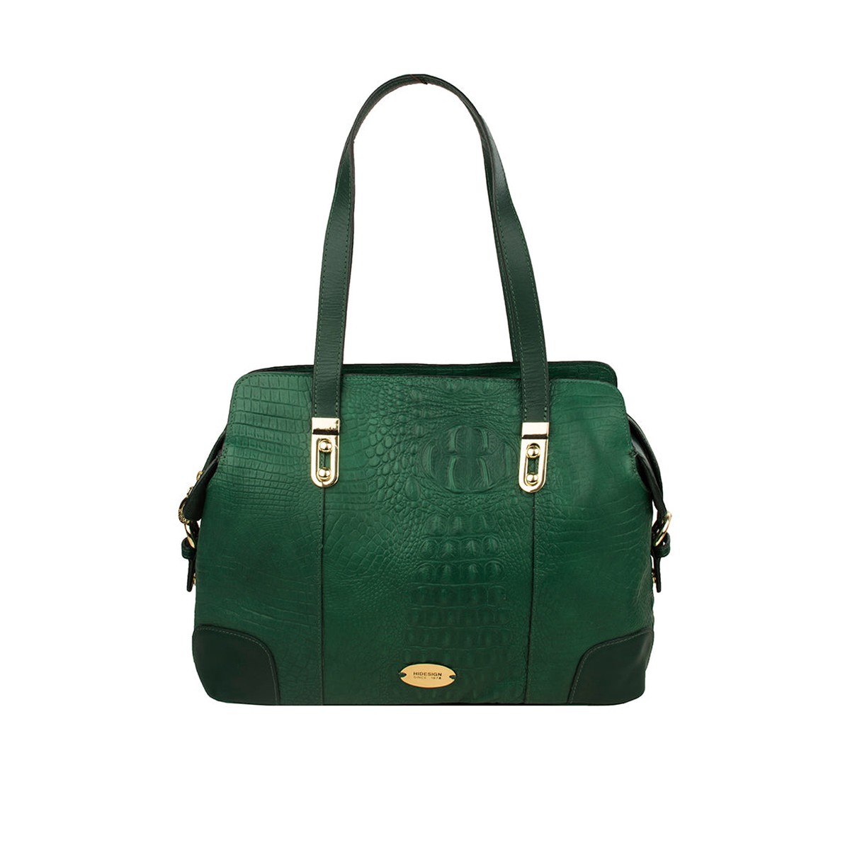 Harajuku 01 Green Leather Tote Bag