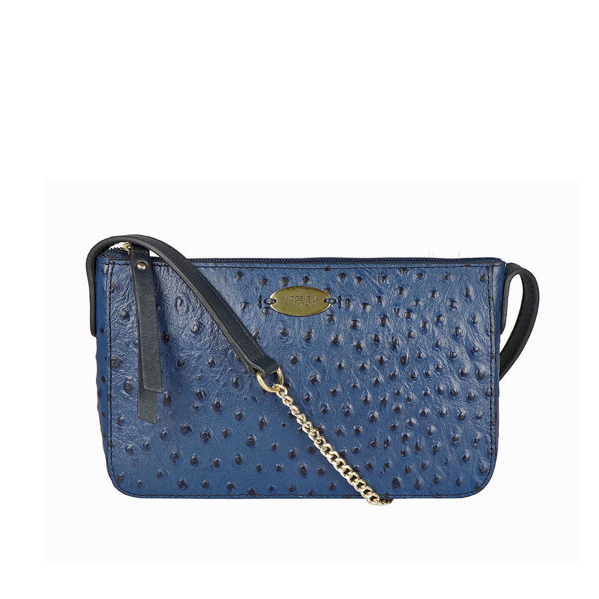 Ee Malala 02 Blue Leather Sling Bag