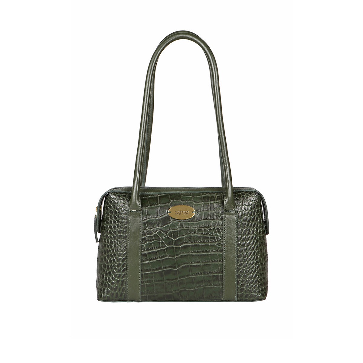 Fl Kendall Green Leather Shoulder Bag