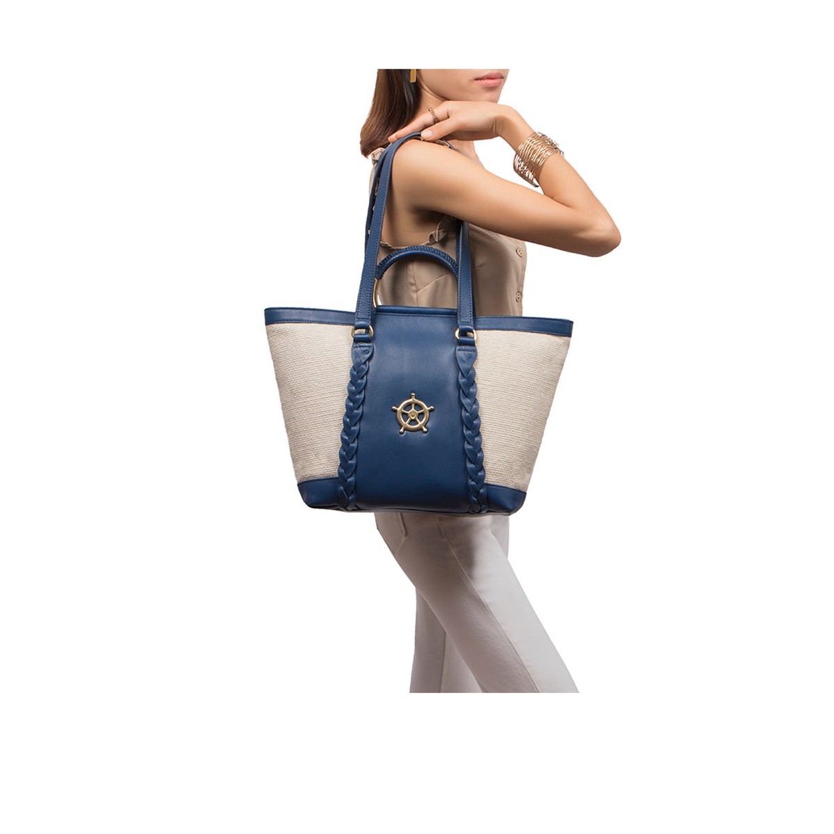 Gabrielle 02 L Leather Tote Bag