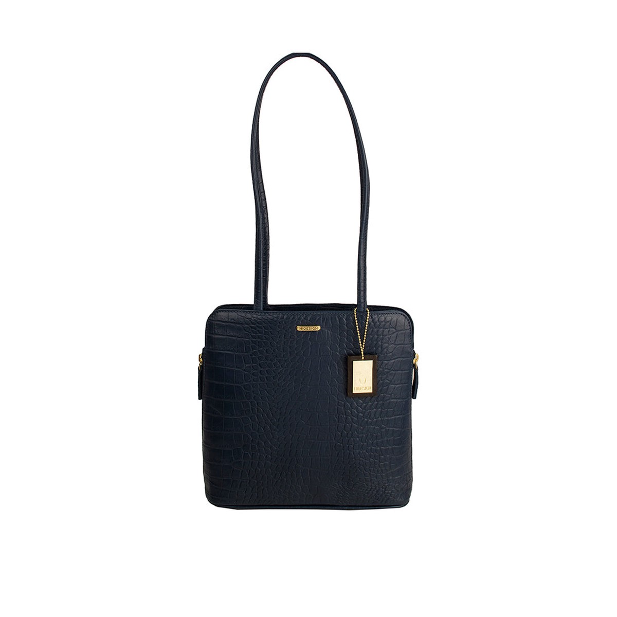 Kirsty Blue Leather Shoulder Bag