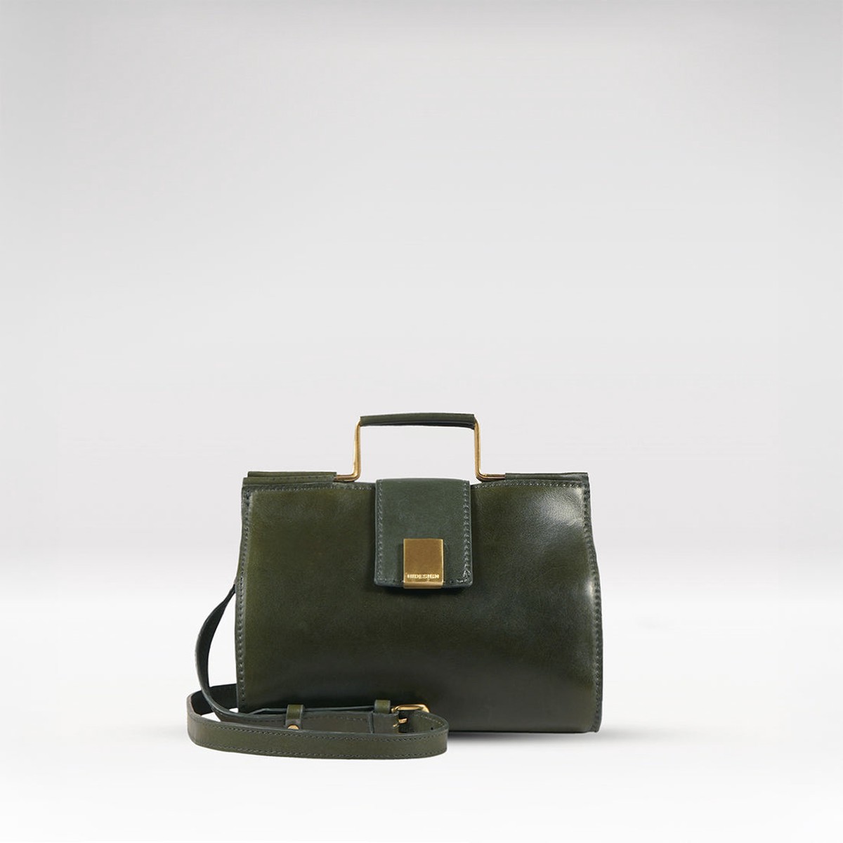 Mosaic 01 Green Leather Sling Bag