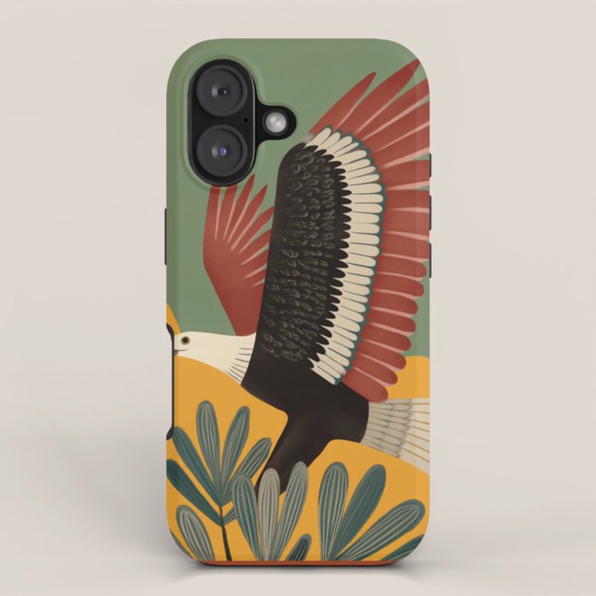 Bald Eagle in Flight iPhone Case
