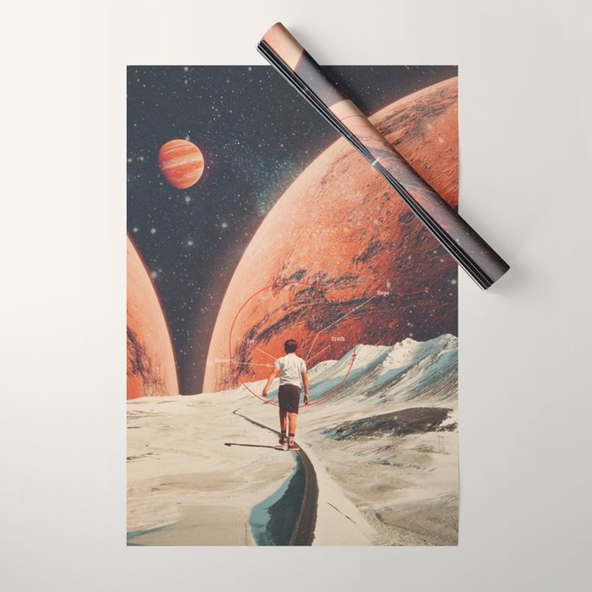 Don't Forget your Path Wrapping Paper