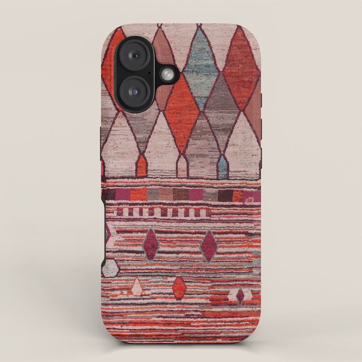 Earthy Berber Geometry iPhone Case