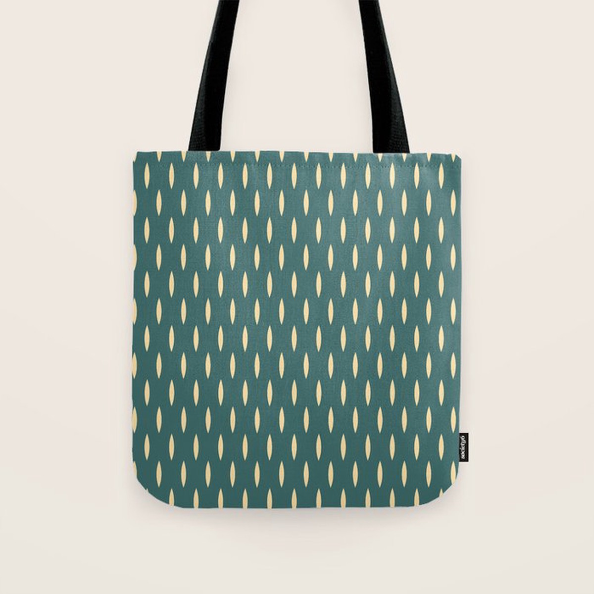 Minimalist Dash Pattern Casvani Tote Bag