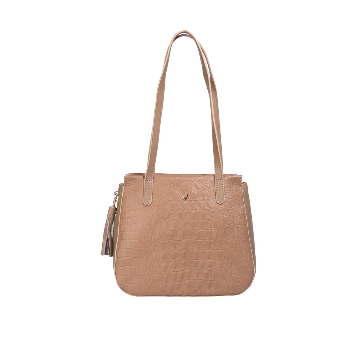 Rive Gauche 02 Nude Leather Shoulder Bag