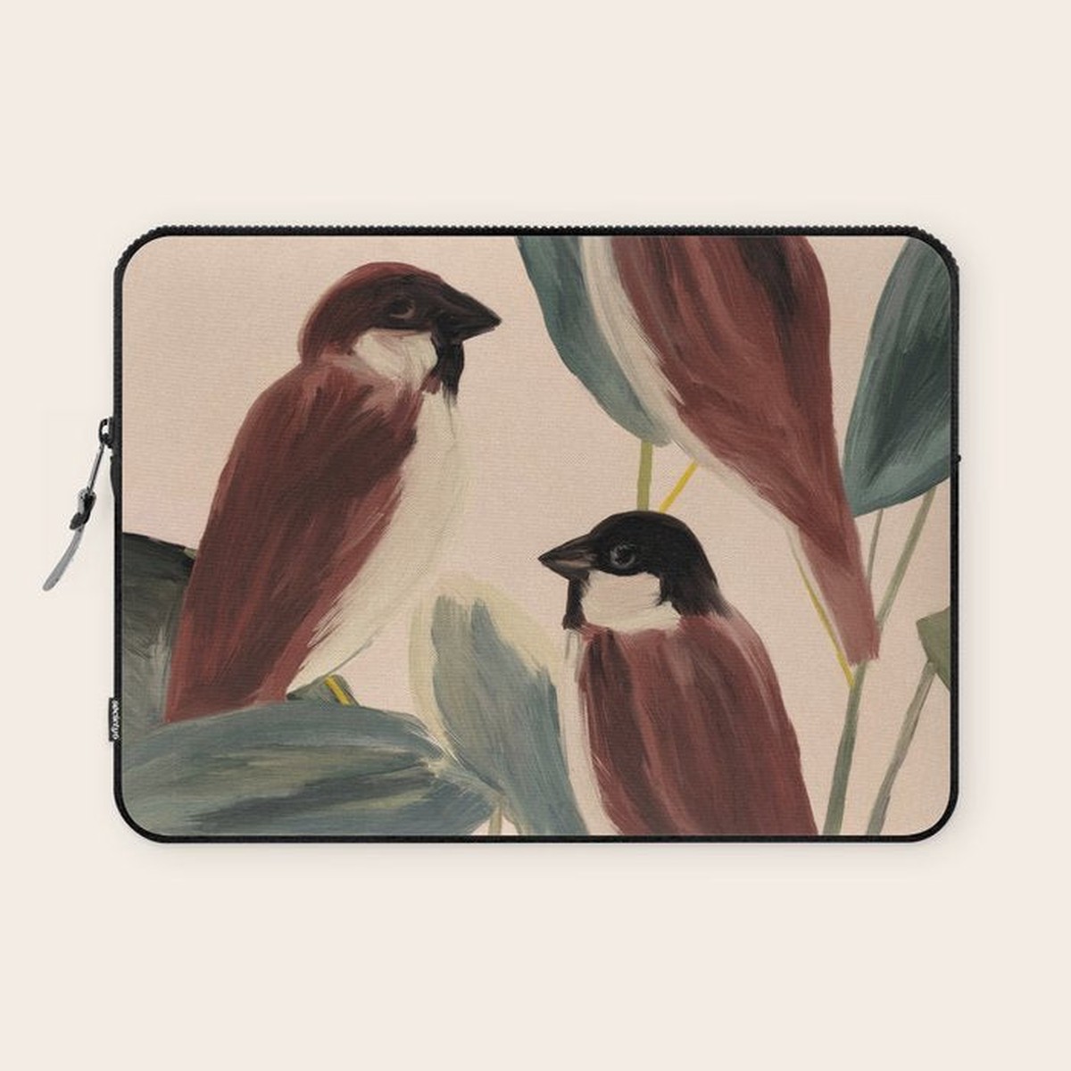 Three Sparrows Laptop Sleeve
