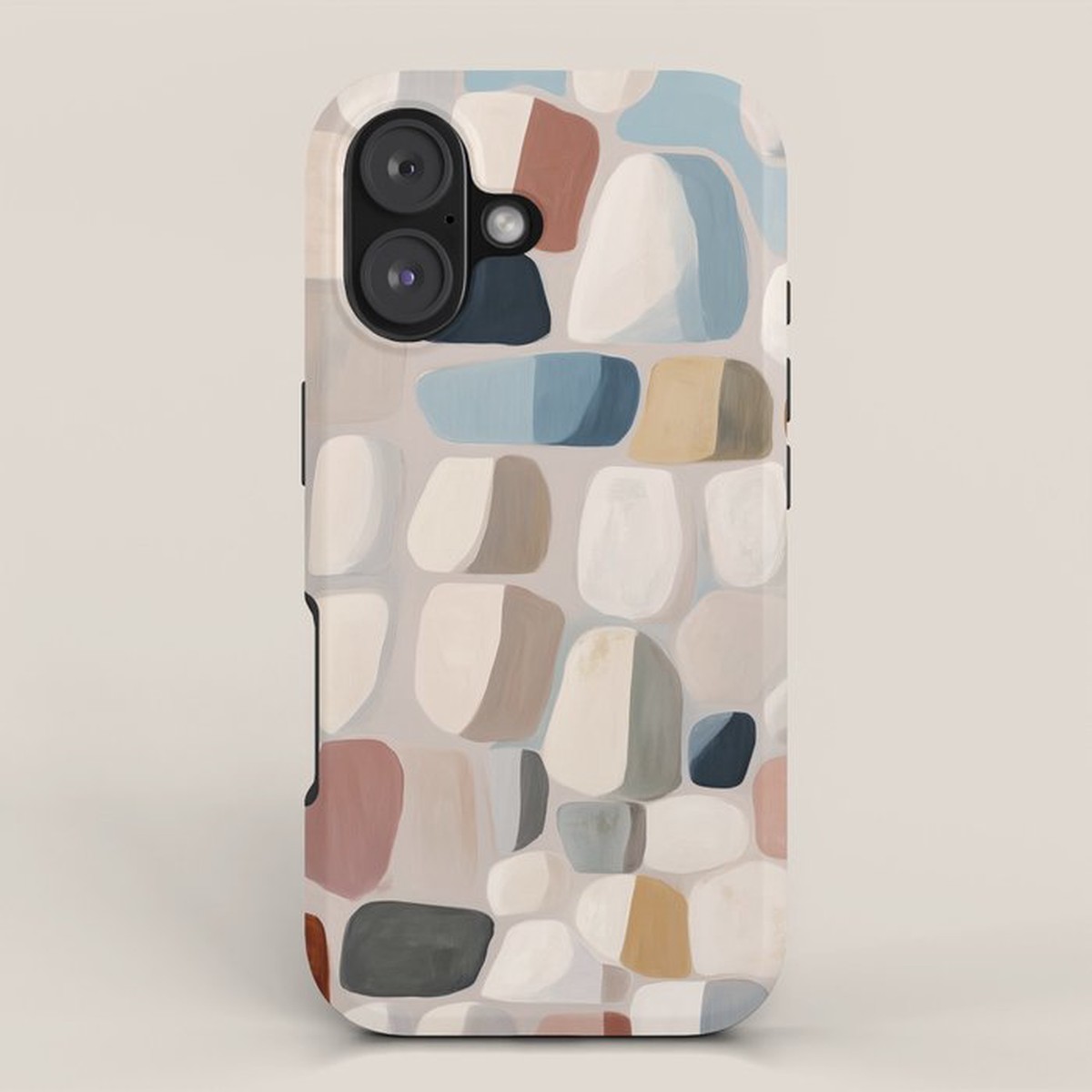 Soft Organic Stone Forms iPhone Case
