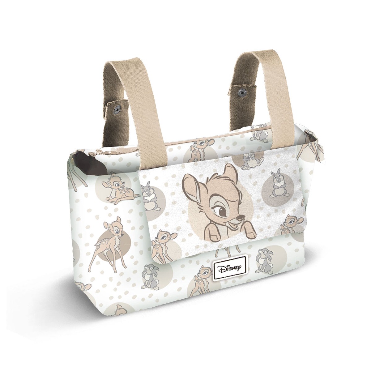 Disney Bambi Tender-Hamper Mommy Baby Stroller Organizer Bag, Brown