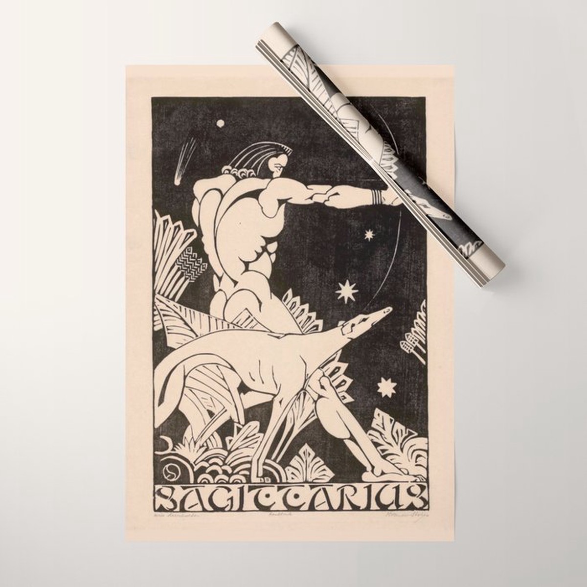 Sagittarius Wrapping Paper
