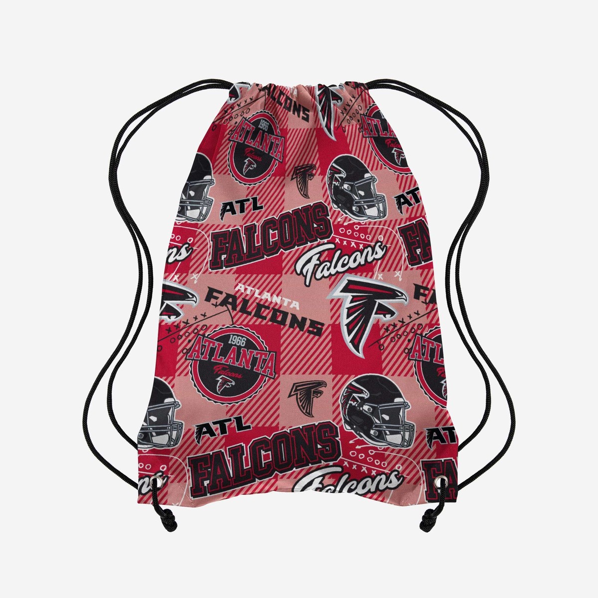 Atlanta Falcons Thematic Repeat Print Drawstring Backpack