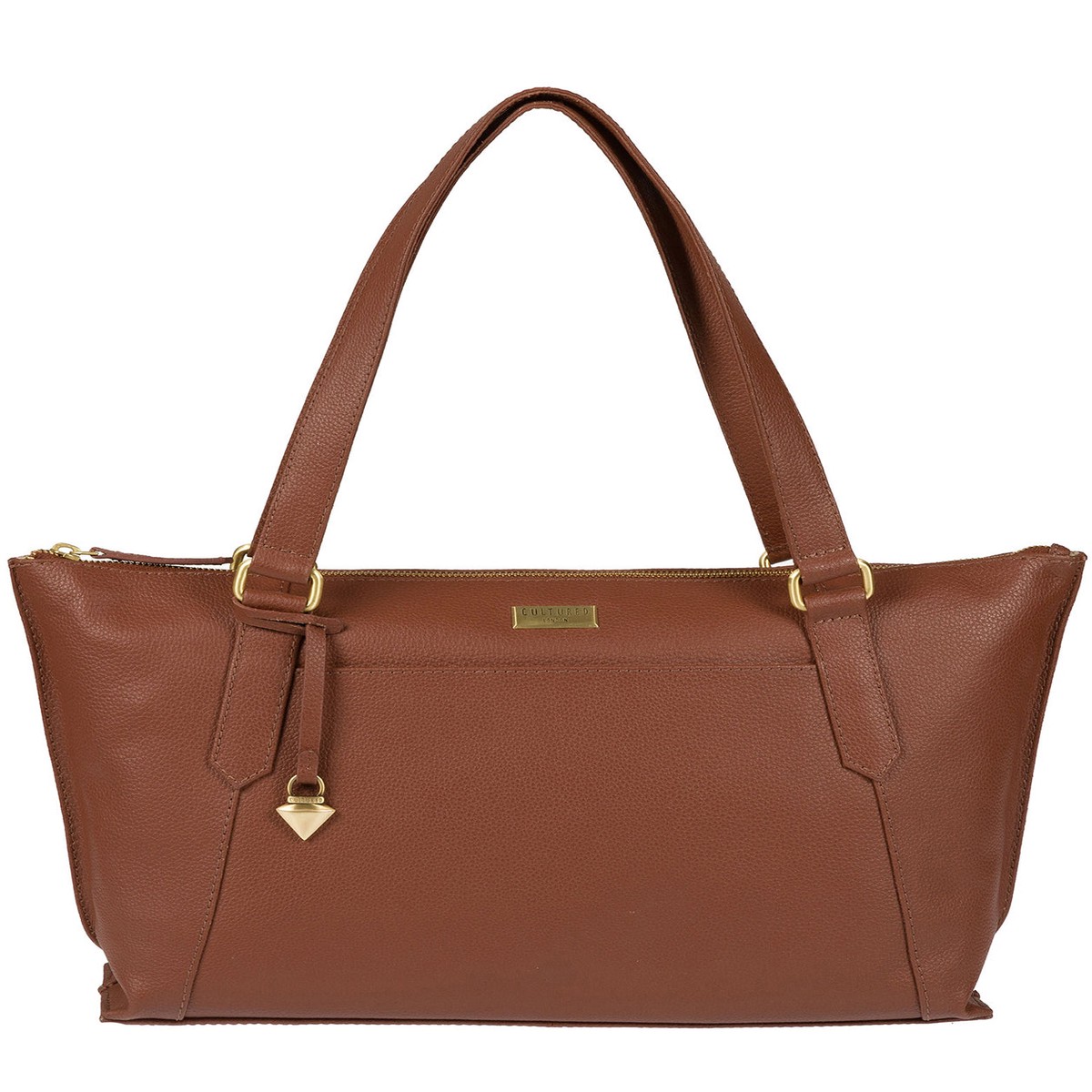 'Alma' Sienna Brown Leather Bag