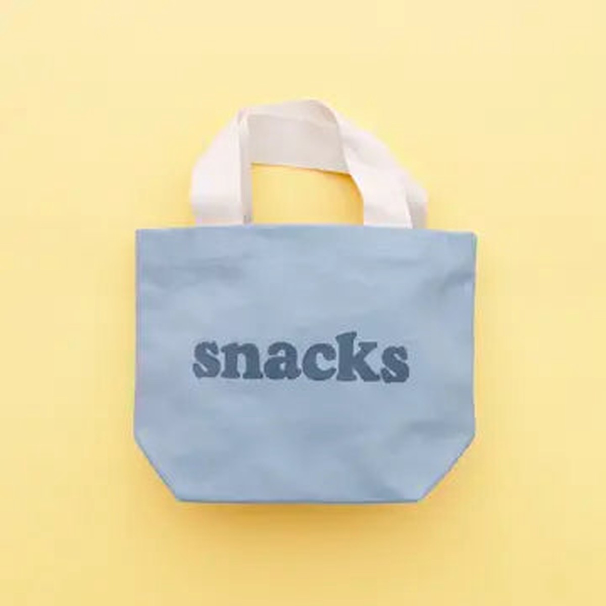 Little Light Blue Snacks Bag