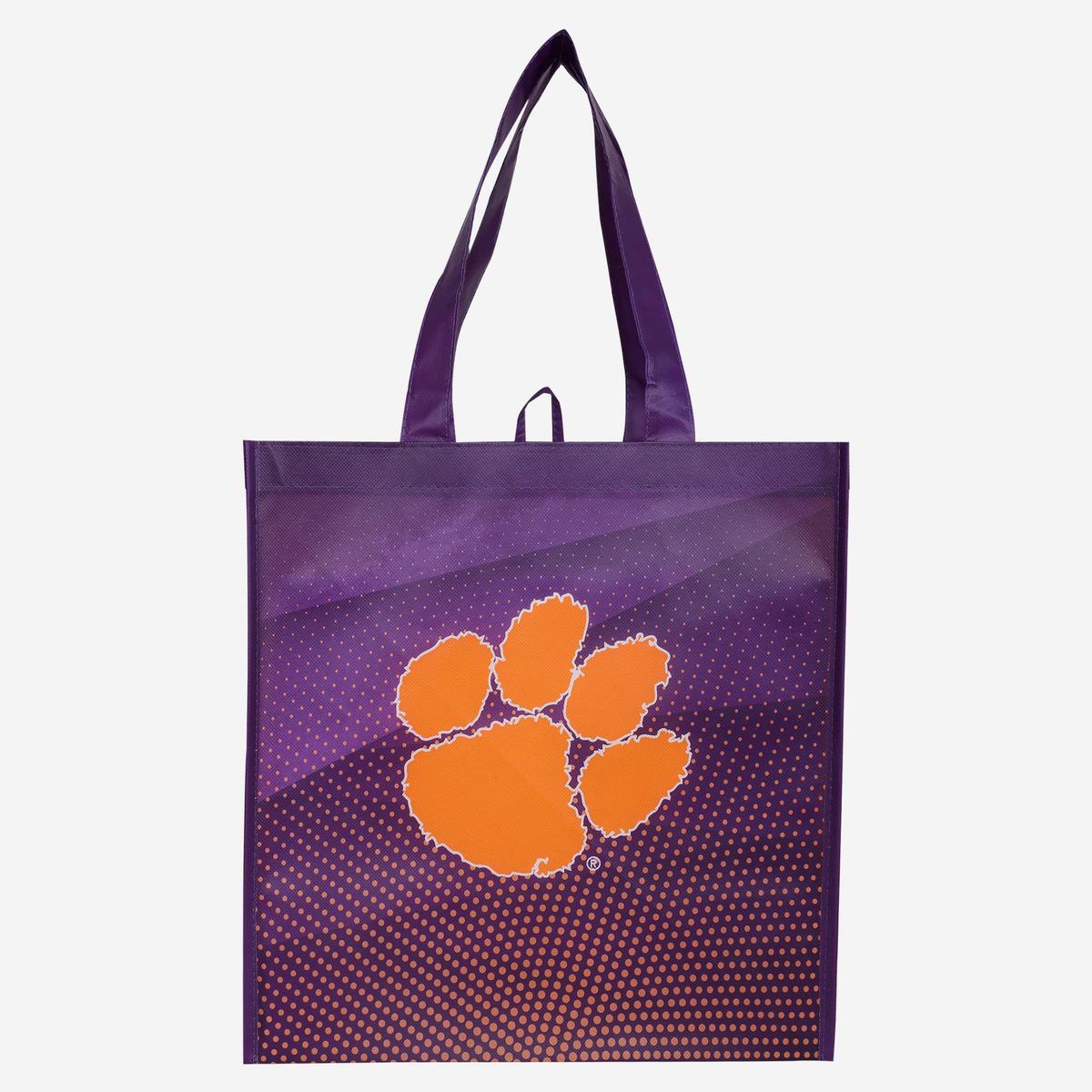Clemson Tigers 4 Pack Reusable Shopping Bag