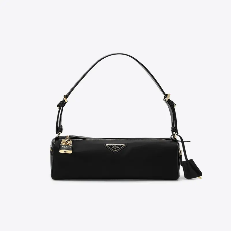Medium Logo Shoulder Bag with Branded Padlock