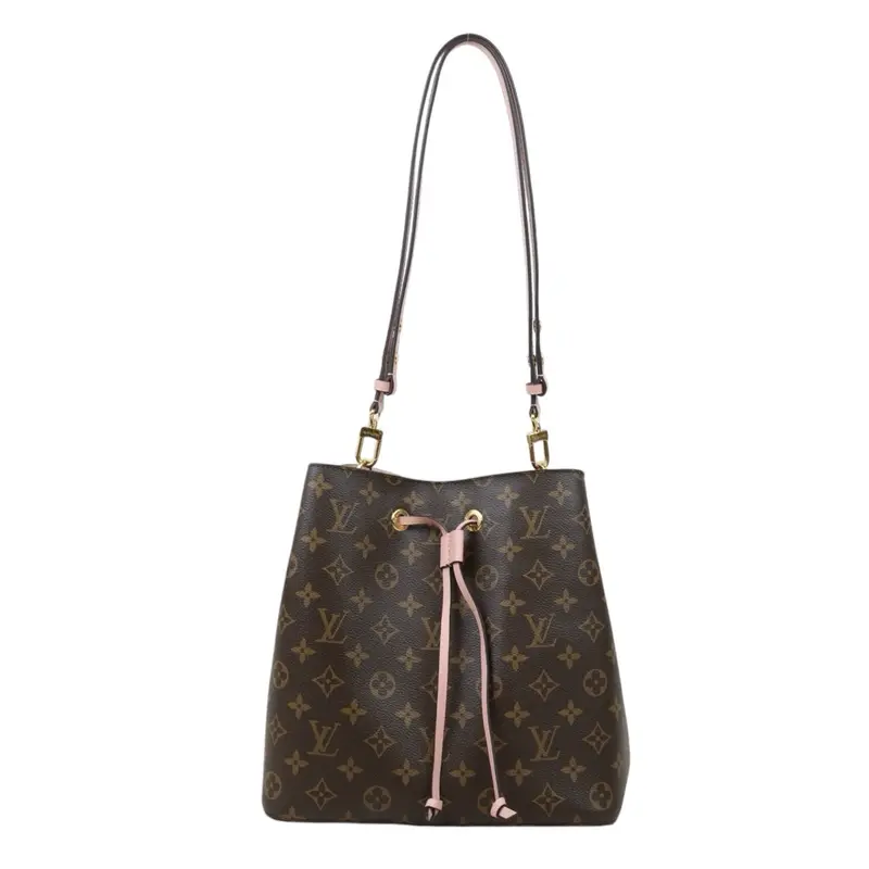 Good ( Rank AB) LV Monogram Neonoe Canvas Pink Shoulder Bag S24102601