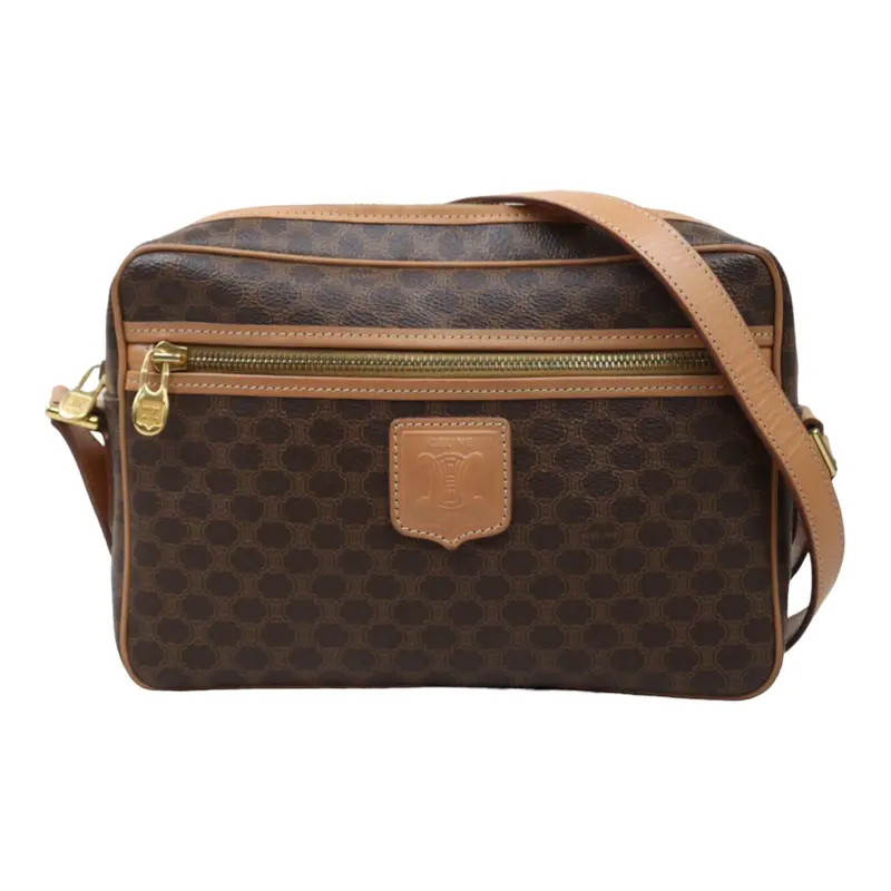 Rank AB CELINE Macadam Shoulder Bag V24050613