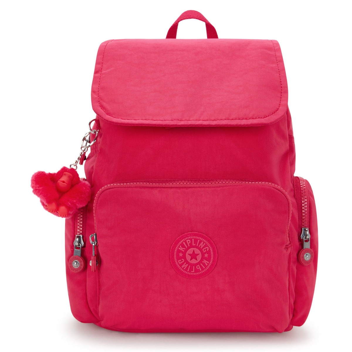Kipling City Zip Small Backpack Confetti Pink