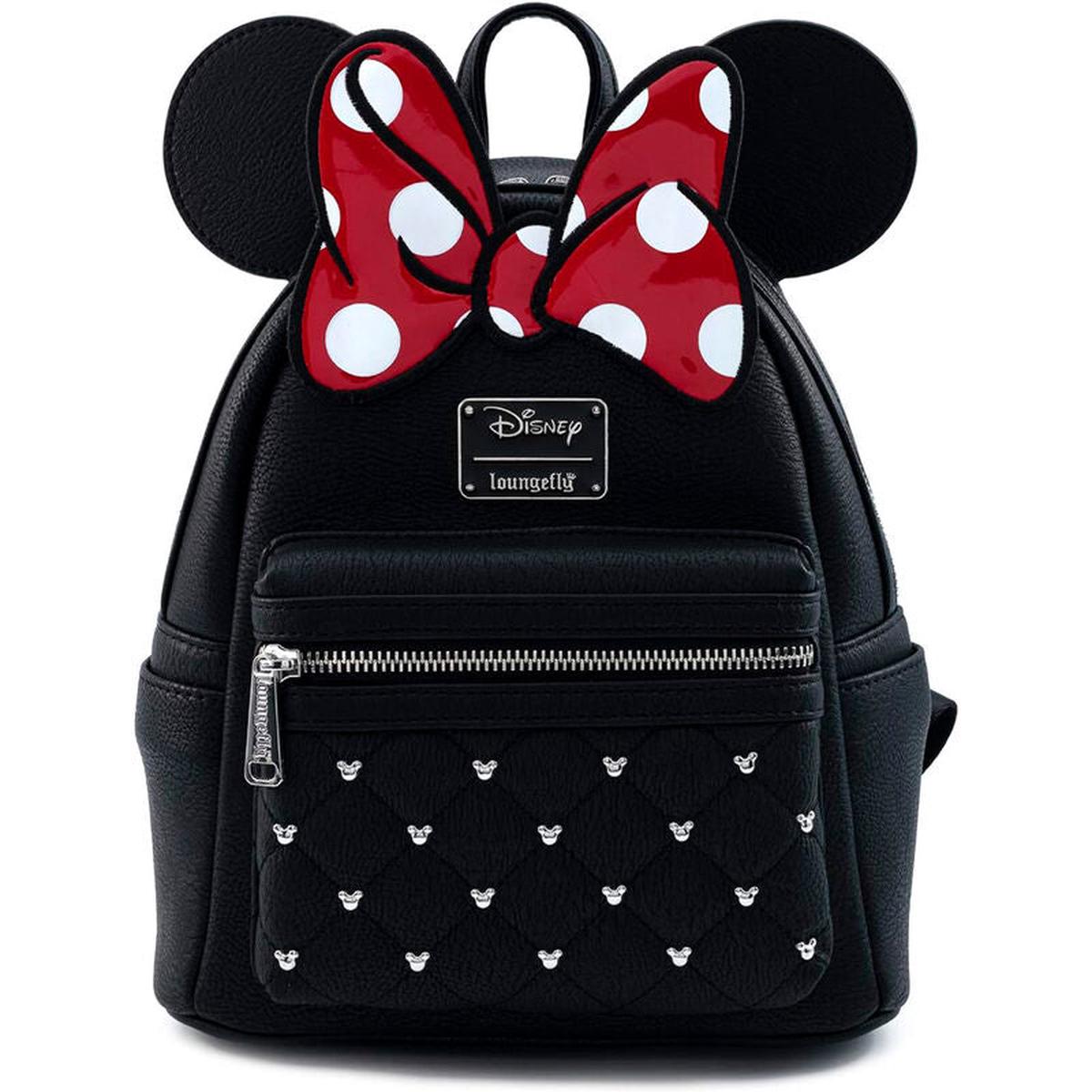 Loungefly Disney Minnie Mouse Bow Black Mini Backpack