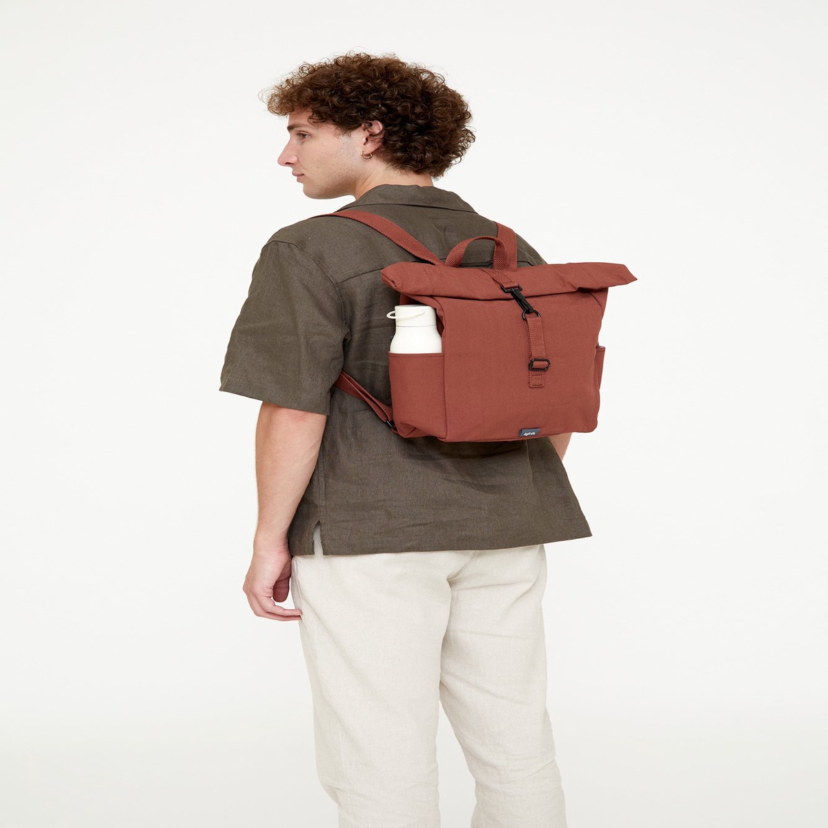 Roll Mini Backpack Bronze