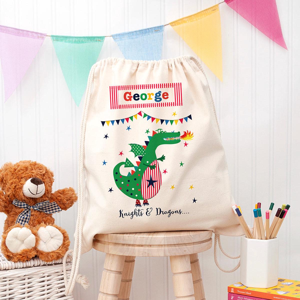 Personalised Dragon PE Kit Bag